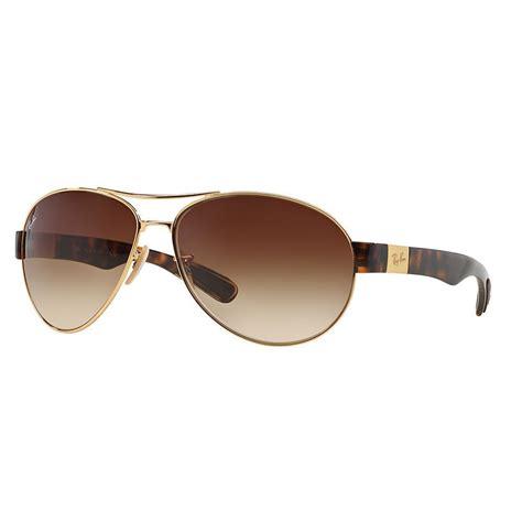 ray ban active lifestyle rb3509 63mm pilot gradient sunglasses|Rb3509 Sunglasses in Gunmetal and Brown .